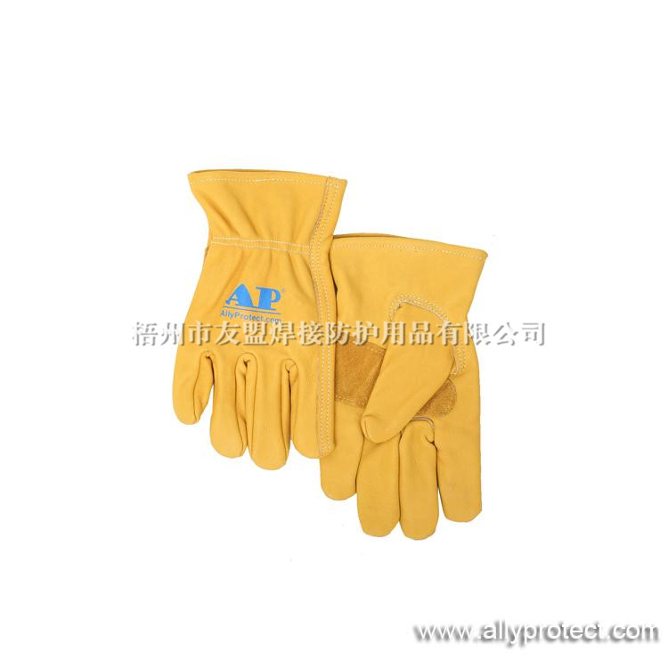 AP-2700 高檔淡黃色牛青皮手套